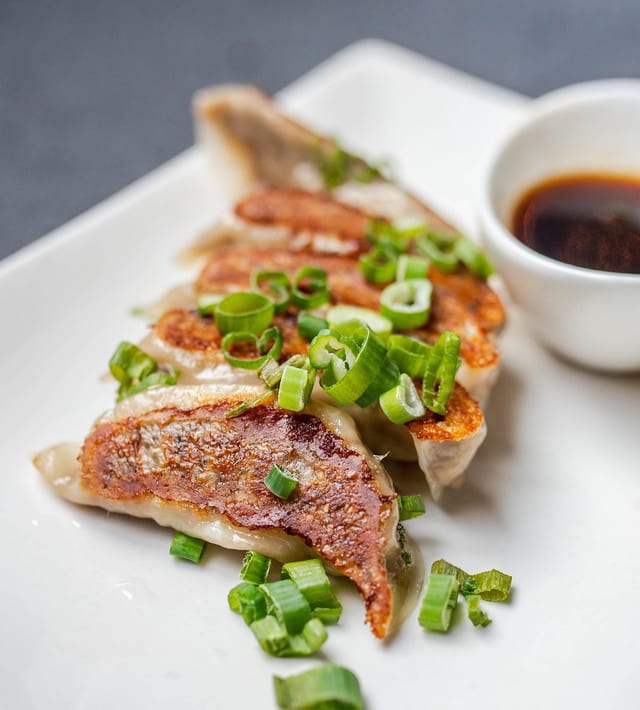 Vegetarian Gyoza.