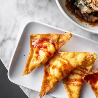 Vegetarian Fried Wontons