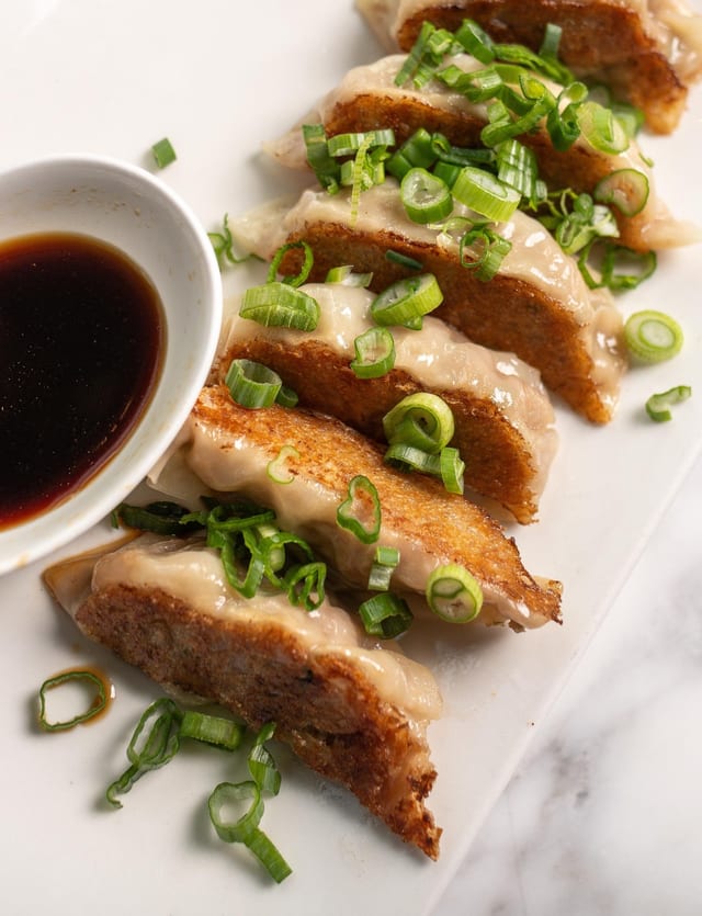 Beef Gyoza.